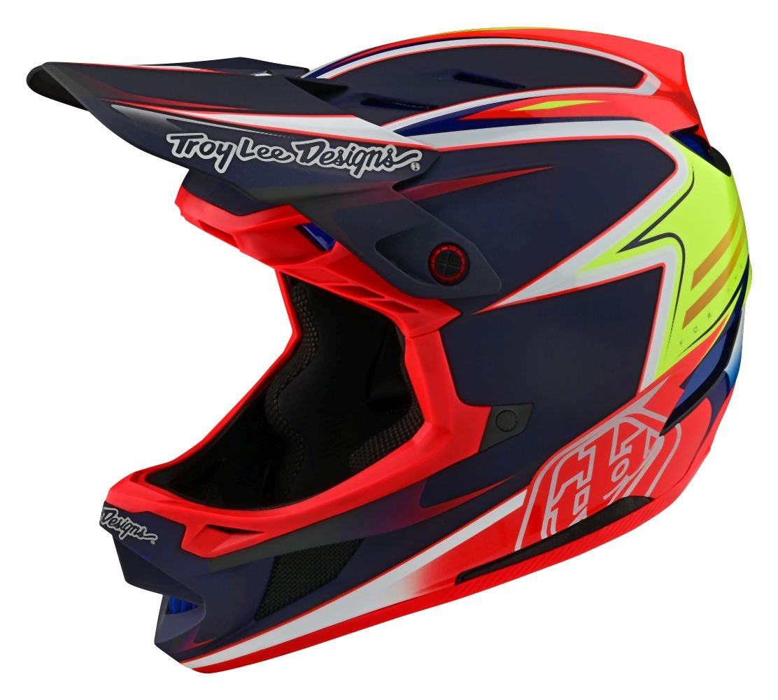 Troy Lee Designs D4 Carbon MIPS Helm Lines - Liquid-Life #Wähle Deine Farbe_black/red