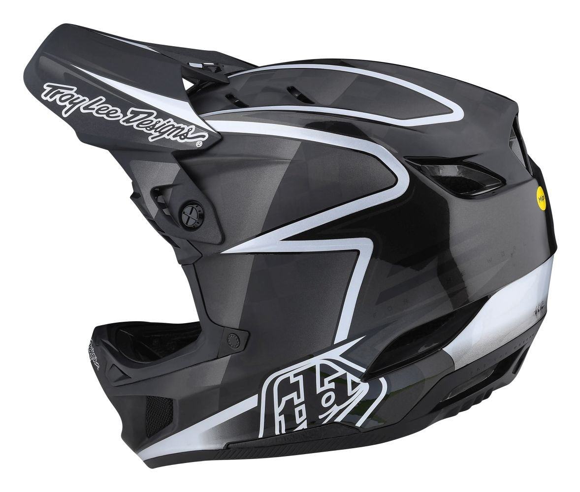 Troy Lee Designs D4 Carbon MIPS Helm Lines - Liquid-Life #Wähle Deine Farbe_black/gray