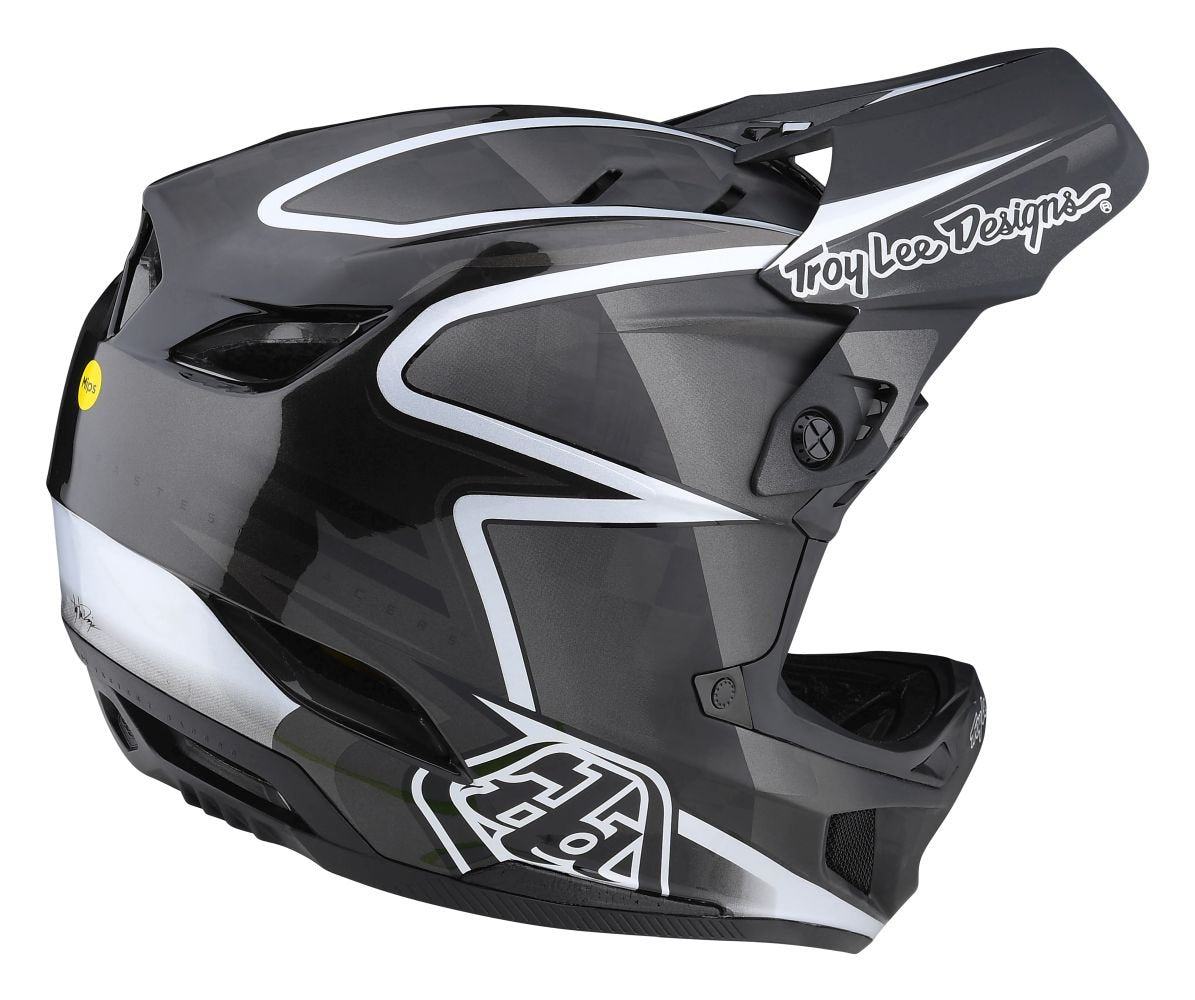 Troy Lee Designs D4 Carbon MIPS Helm Lines - Liquid-Life #Wähle Deine Farbe_black/gray