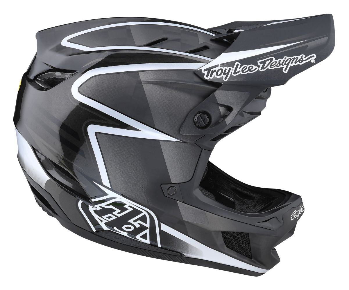Troy Lee Designs D4 Carbon MIPS Helm Lines - Liquid-Life #Wähle Deine Farbe_black/gray