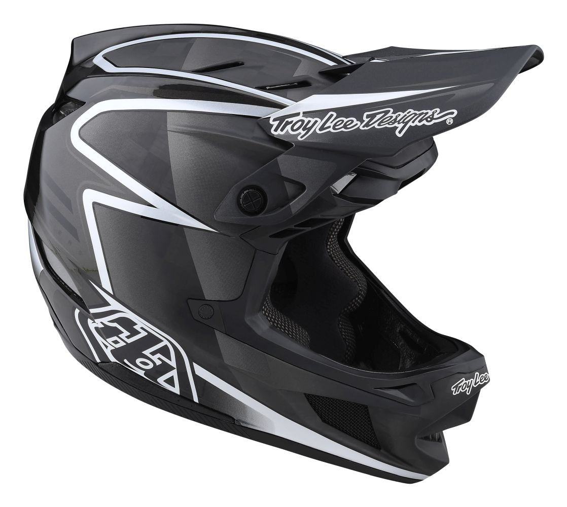 Troy Lee Designs D4 Carbon MIPS Helm Lines - Liquid-Life #Wähle Deine Farbe_black/gray