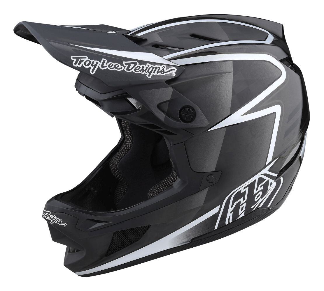 Troy Lee Designs D4 Carbon MIPS Helm Lines - Liquid-Life #Wähle Deine Farbe_black/gray