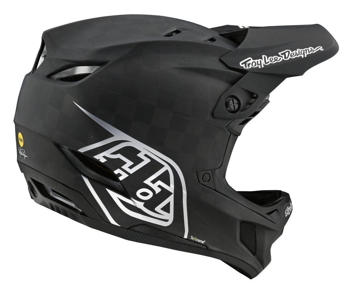Troy Lee Designs D4 Carbon Stealth - Liquid-Life #Wähle Deine Farbe_Black / Silver
