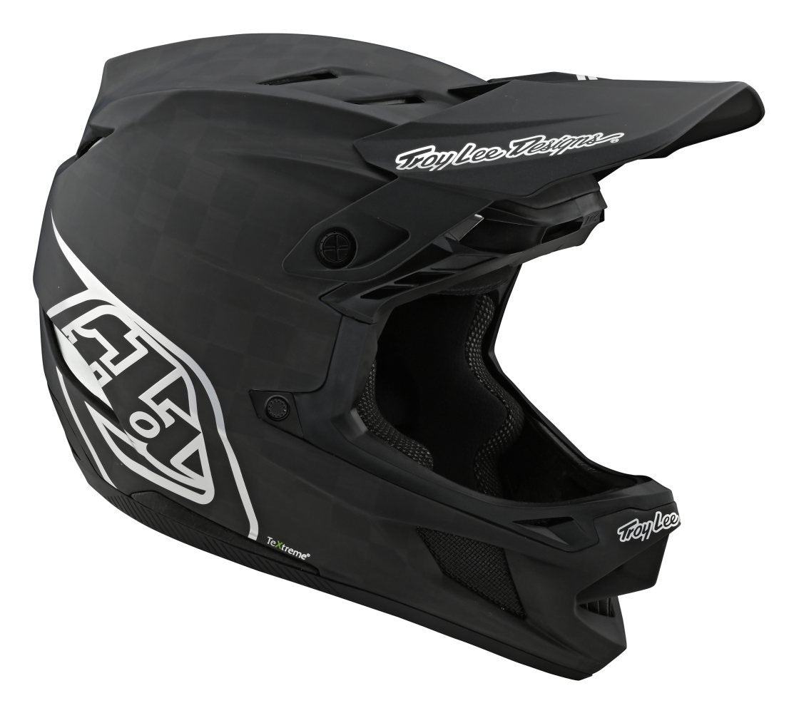 Troy Lee Designs D4 Carbon Stealth - Liquid-Life #Wähle Deine Farbe_Black / Silver