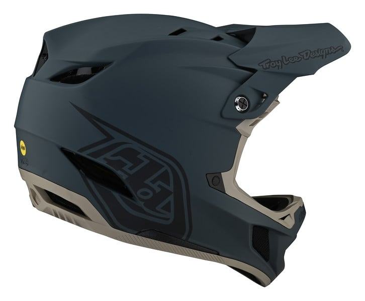 Troy Lee Designs D4 Composite Helmet - Liquid-Life #Wähle Deine Farbe_Stealth Gray