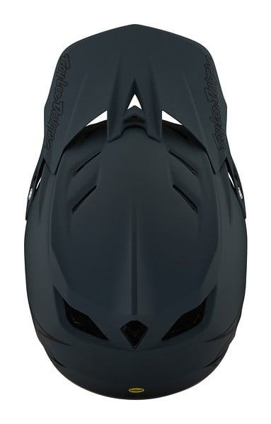 Troy Lee Designs D4 Composite Helmet - Liquid-Life #Wähle Deine Farbe_Stealth Gray
