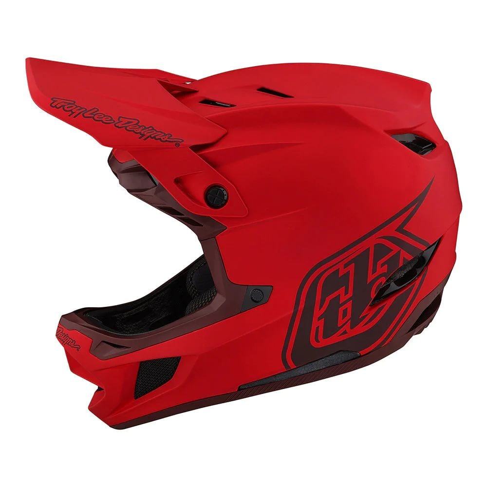 Troy Lee Designs D4 Composite Helmet W/Mips - Liquid-Life #Wähle Deine Farbe_Stealth Red