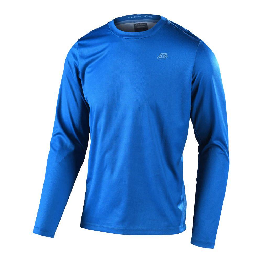 Troy Lee Designs Flowline LS Jersey Solid - Liquid-Life #Wähle Deine Farbe_slate blue