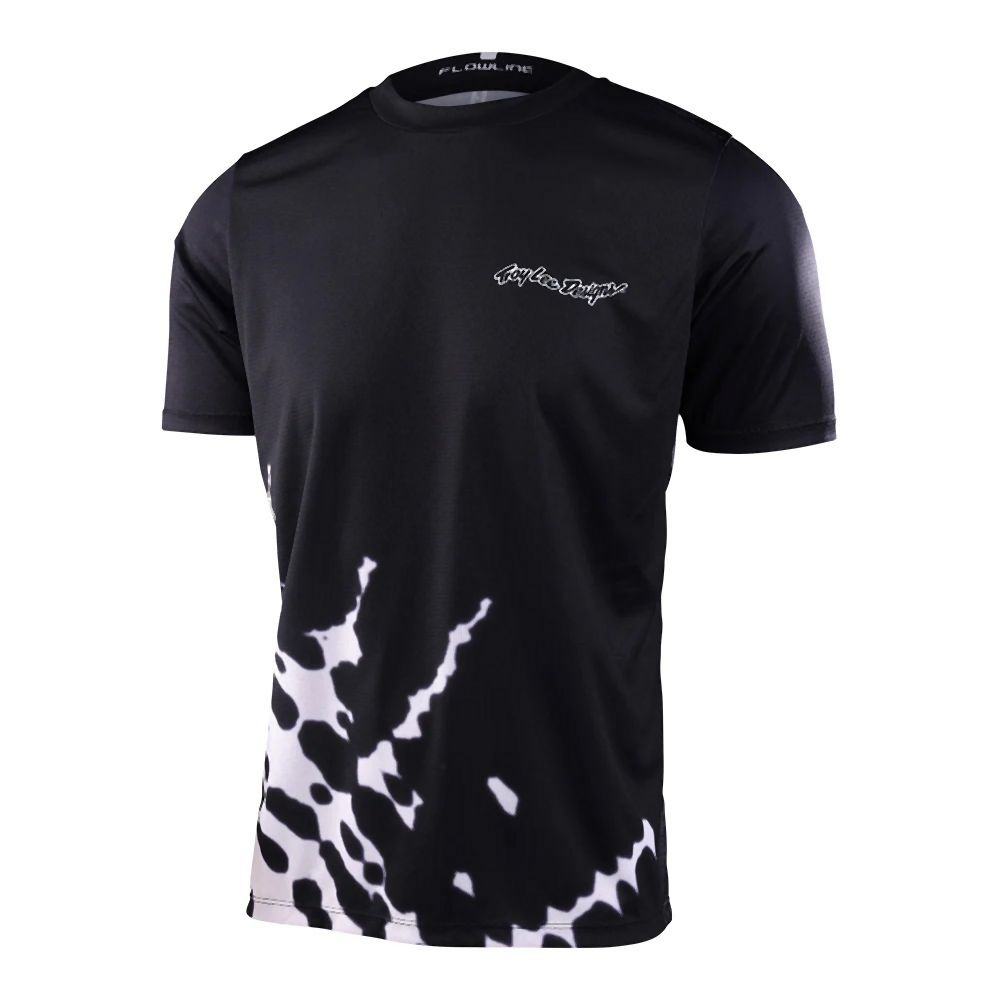 Troy Lee Designs Flowline Ss Jersey Big Spin - Liquid-Life #Wähle Deine Farbe_Black