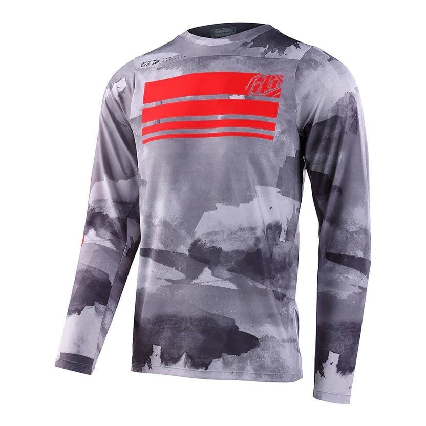 Troy Lee Designs Skyline LS Jersey Blocks - Liquid-Life #Wähle Deine Farbe_Cement