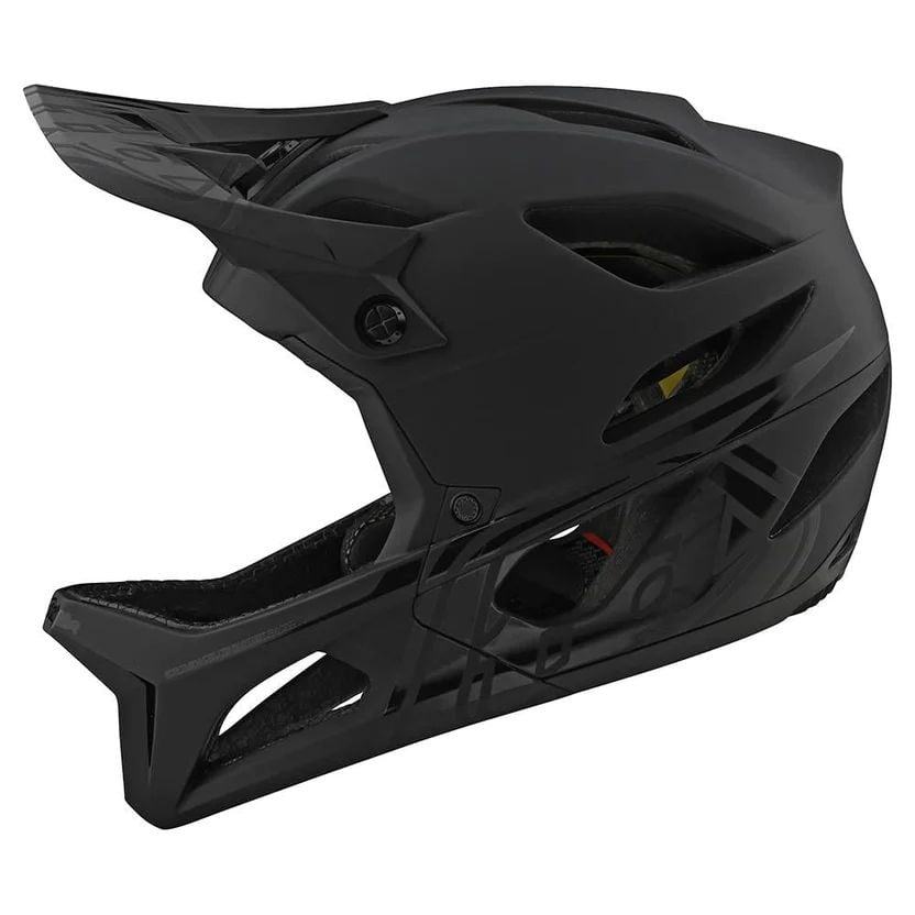 Troy Lee Designs Stage Mips Helmet - Liquid-Life #Wähle Deine Farbe_Stealth Midnight