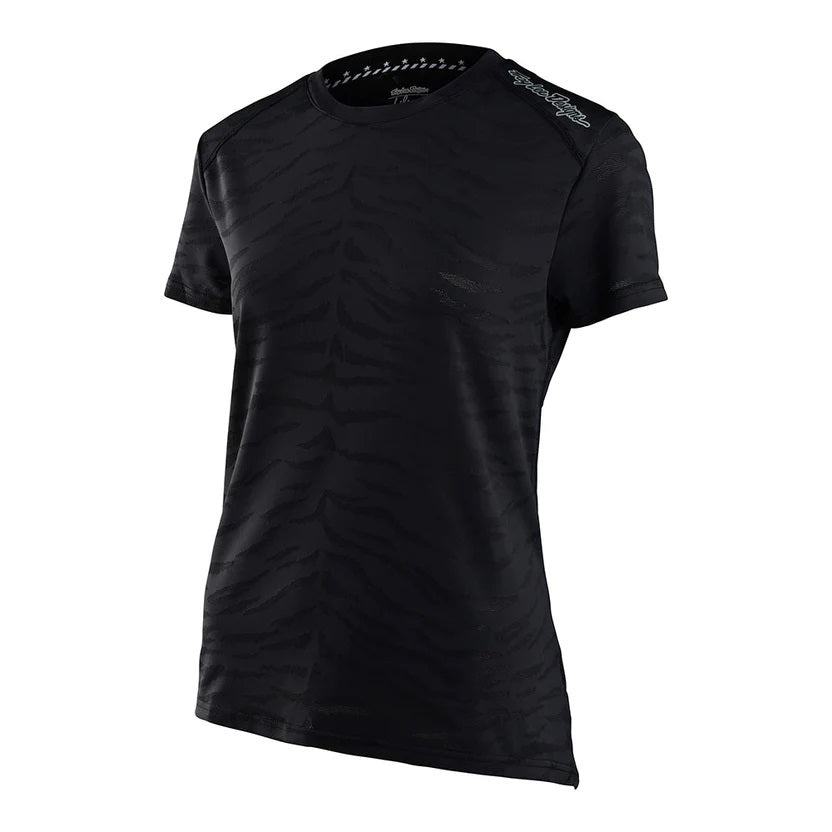 Troy Lee Designs Womens Lilium SS Jersey Tiger Jacquard - Liquid-Life #Wähle Deine Farbe_Black