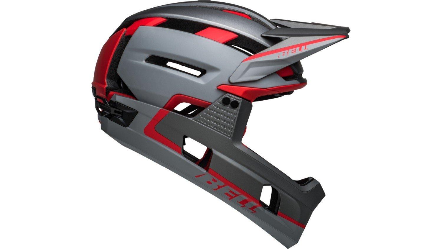 Bell Super Air R Spherical - Liquid-Life #Wähle Deine Farbe_Matte Gray/Red