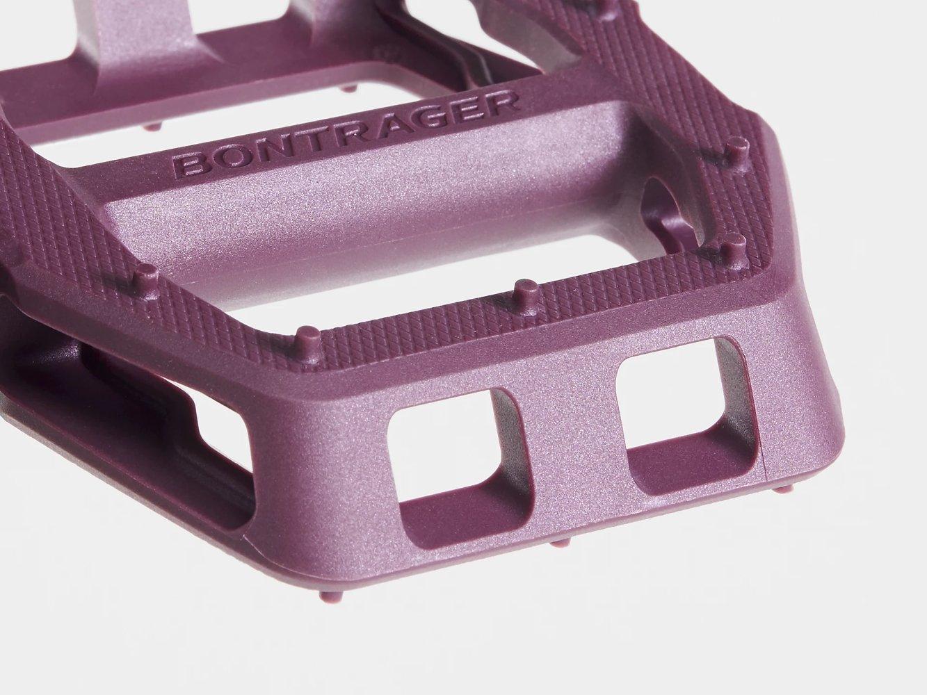 Bontrager Pedal Line Comp Flat Pedal Set - Liquid-Life #Wähle Deine Farbe_Mulberry
