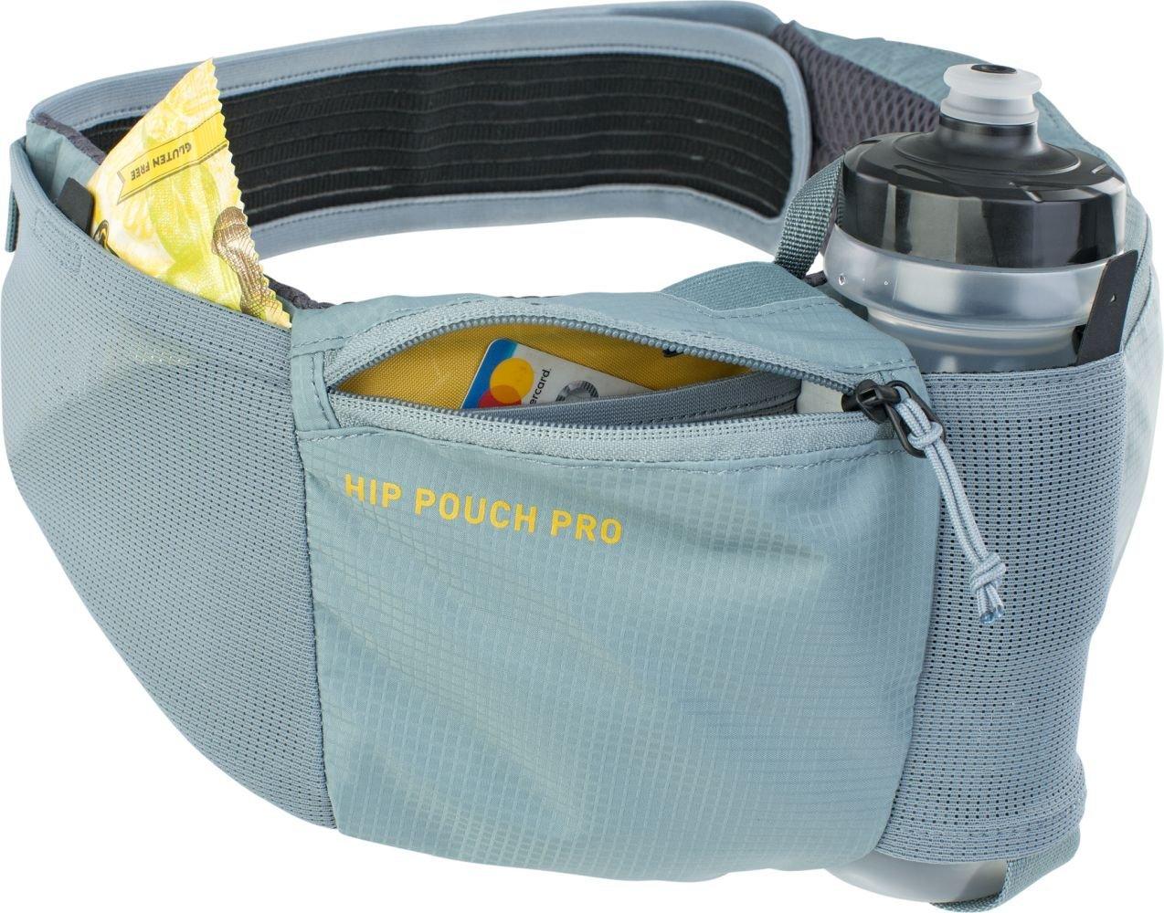 Evoc Hip Pouch Pro + Drink Bottle 0.55L - Liquid-Life #Wähle Deine Farbe_Steel