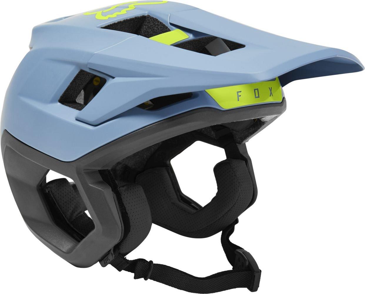 Fox Dropframe Pro Helm - Liquid-Life #Wähle Deine Farbe_Dust Blue