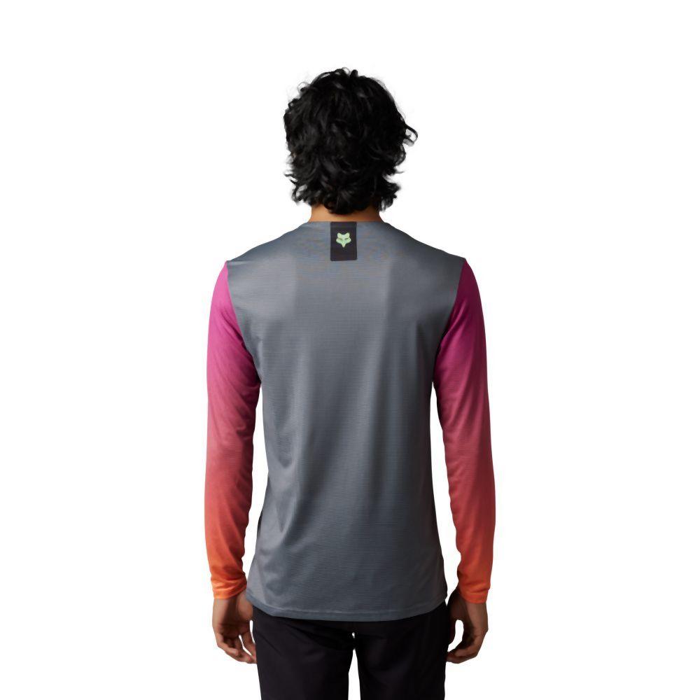 Fox Flexair LS Jersey Arcadia 2023 - Liquid-Life #Wähle Deine Farbe_Pewter