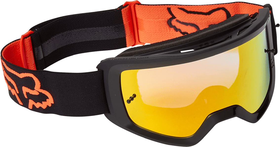 Fox Main Stray Goggle Verspiegelt - Liquid-Life #Wähle Deine Farbe_Black/Orange