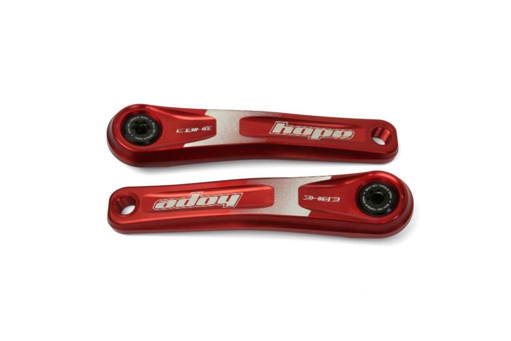 Hope E-Bike Crankset - Standard Offset - 165mm - Liquid-Life #Wähle Deine Farbe_Red