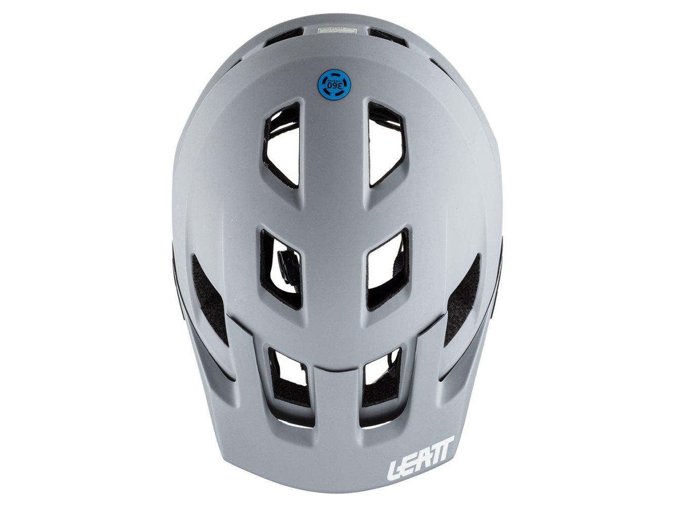 Leatt Helmet MTB All Mountain 1.0 - Liquid-Life #Wähle Deine Farbe_Steel