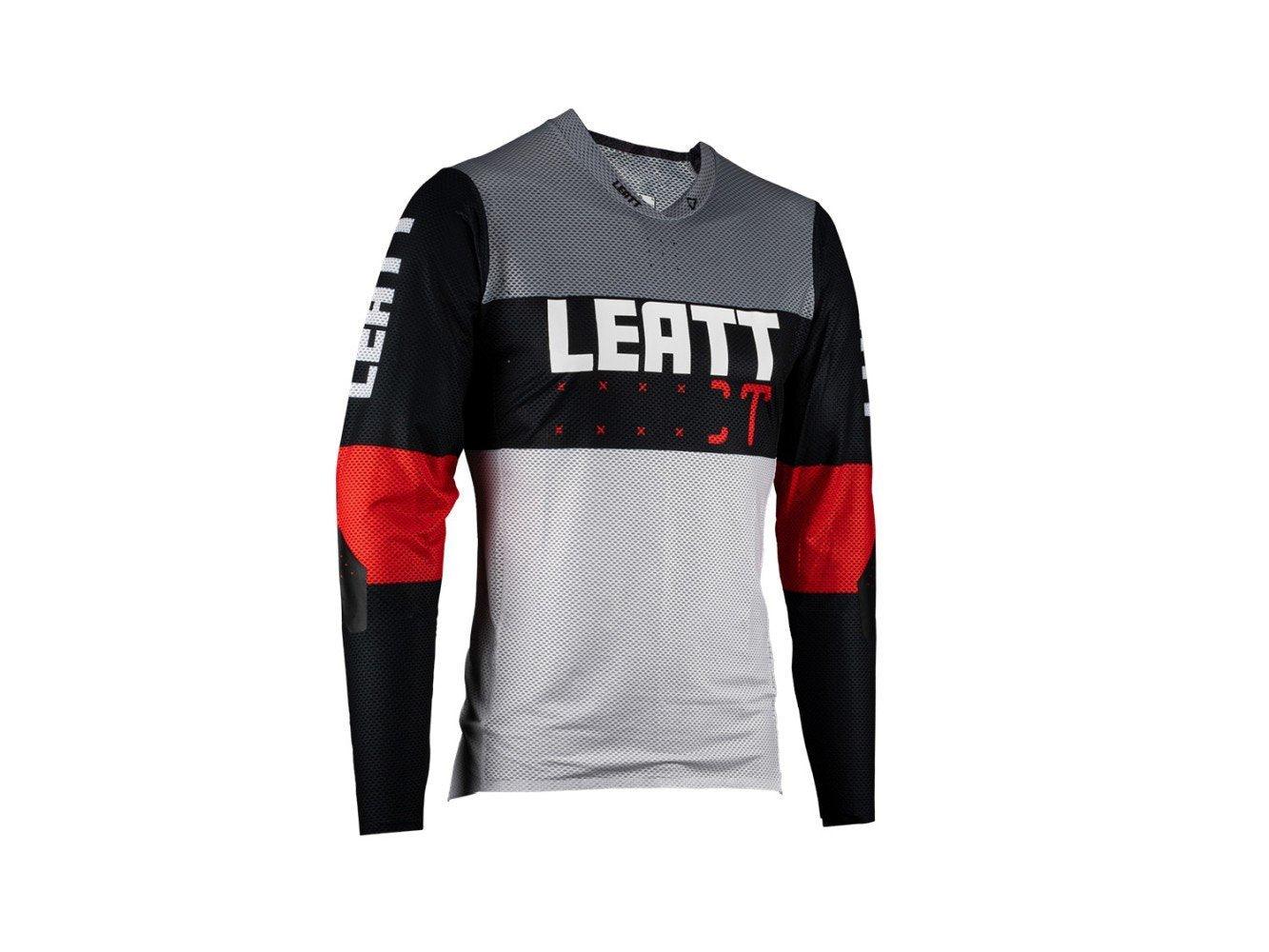 Leatt MTB Gravity 4.0 Jersey - Liquid-Life #Wähle Deine Farbe_Titanium