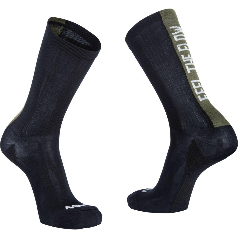 Northwave Feel The Flow Sock - Liquid-Life #Wähle Deine Farbe_Black/Forest Green